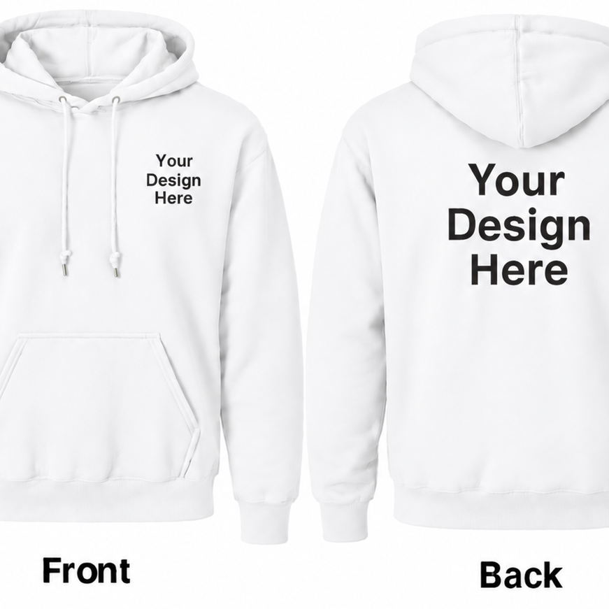 Custom Unisex Hoodie - Front & Back